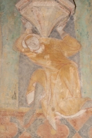 Göttweigerhofkapelle - Oratorium - Figur trägt Gewölbe