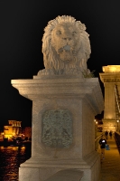 Löwe auf der Kettenbrücke